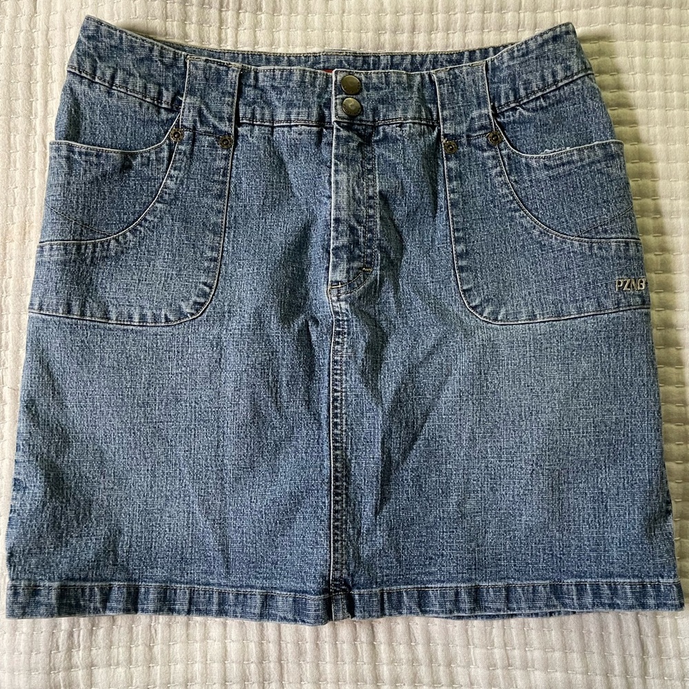 Point Zero Denim Blue Skirt